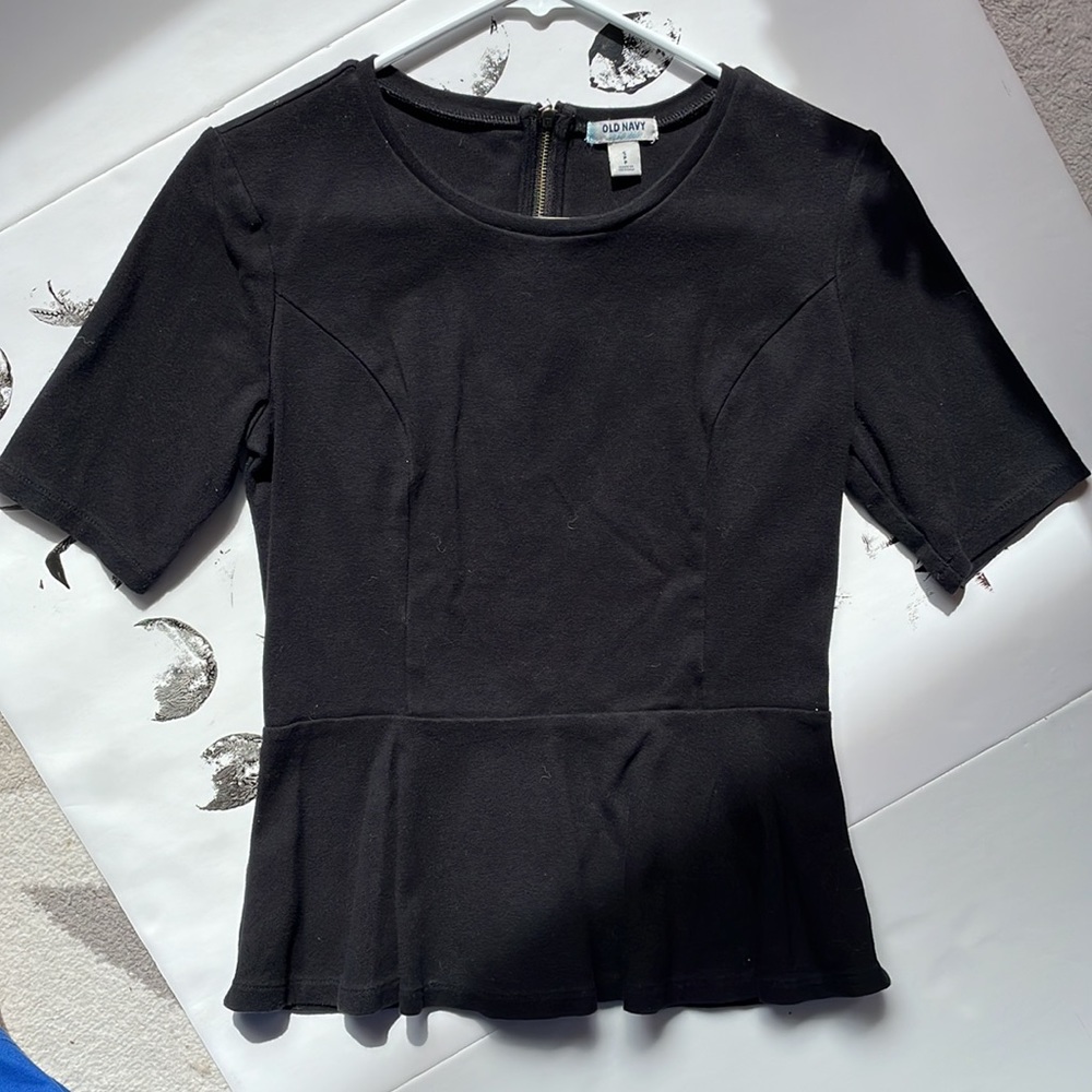Old Navy Peplum Top Size Small